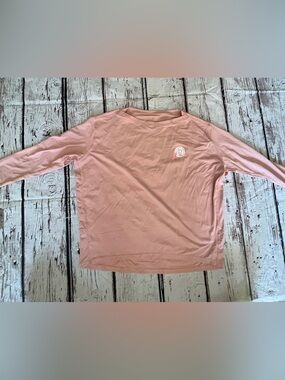 Pure Barre Long Sleeve Performance Shirt in Light Pink